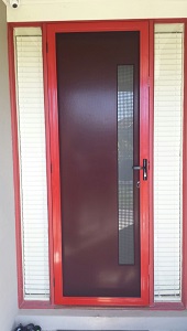 Aluminium security door in Burwood
