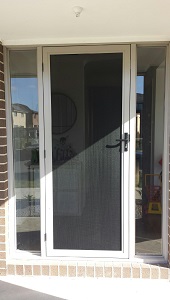 Aluminium security door in Keysborough