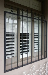 Steel-security window bars installed in Toorak