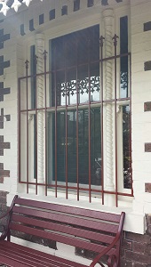 Window bars in Carlton